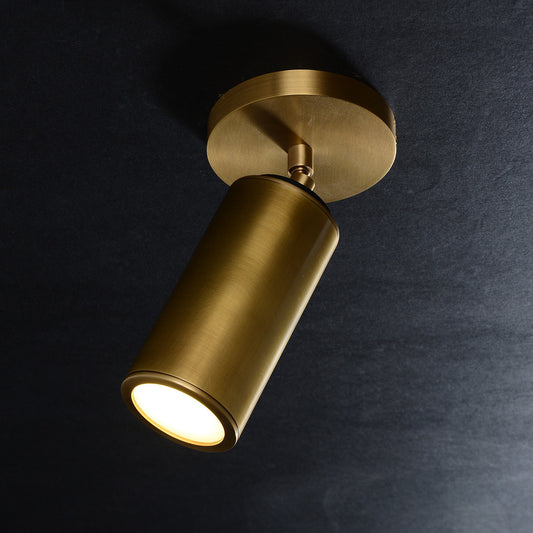 Cody Adjustable Flushmount Brass