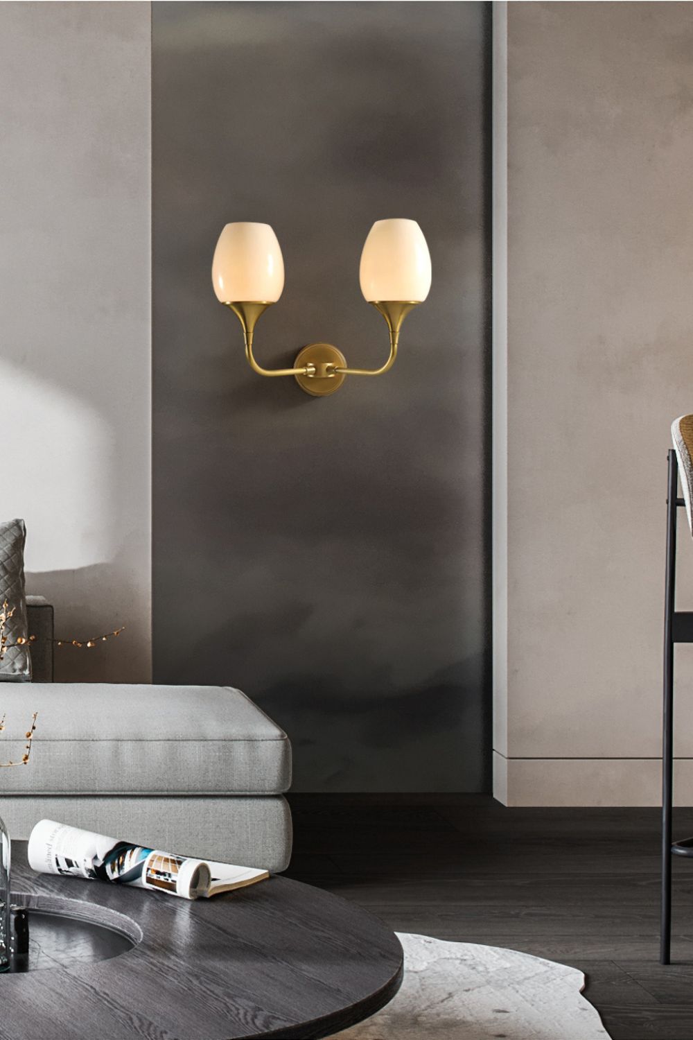 Brass Charlie Wall Lamp