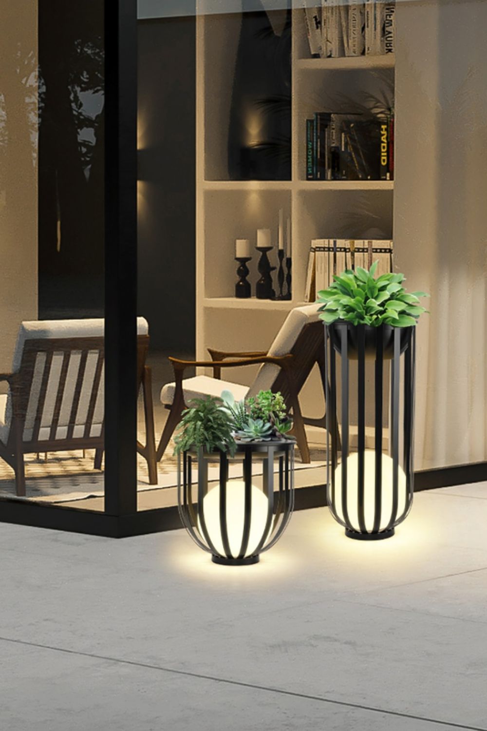 Garden courtyard floor lamp