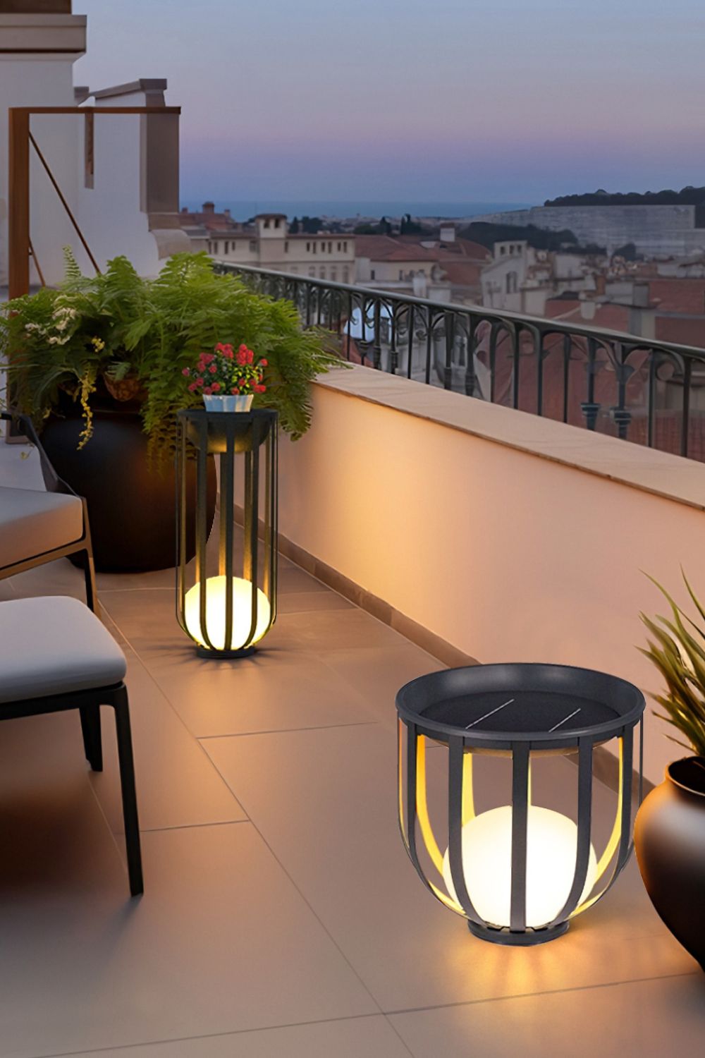 Garden courtyard floor lamp