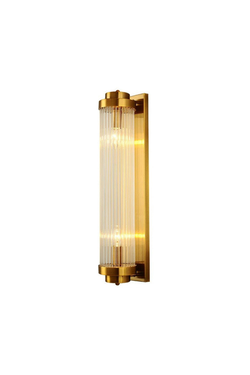 Glass Column Wall Sconce