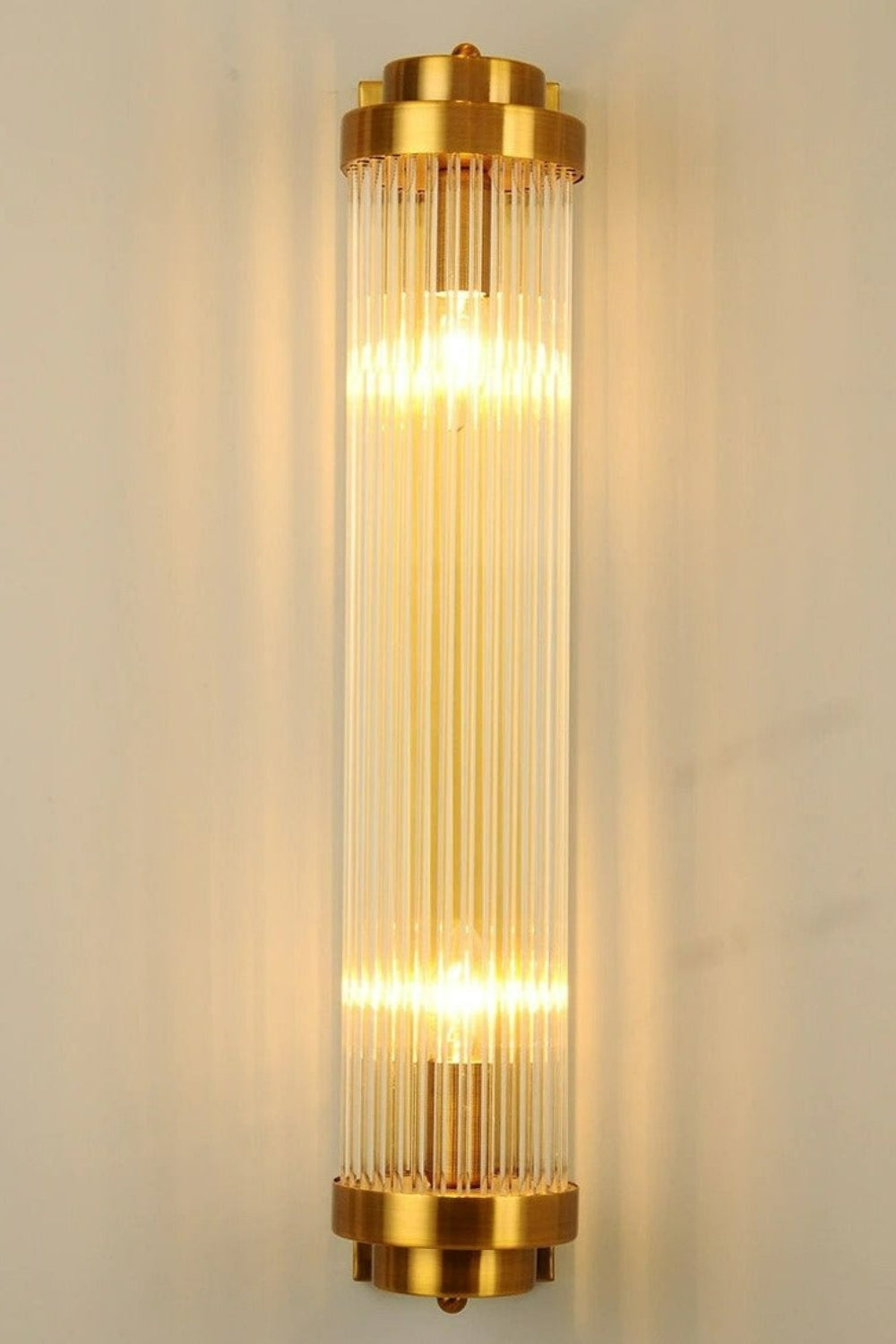 Glass Column Wall Sconce