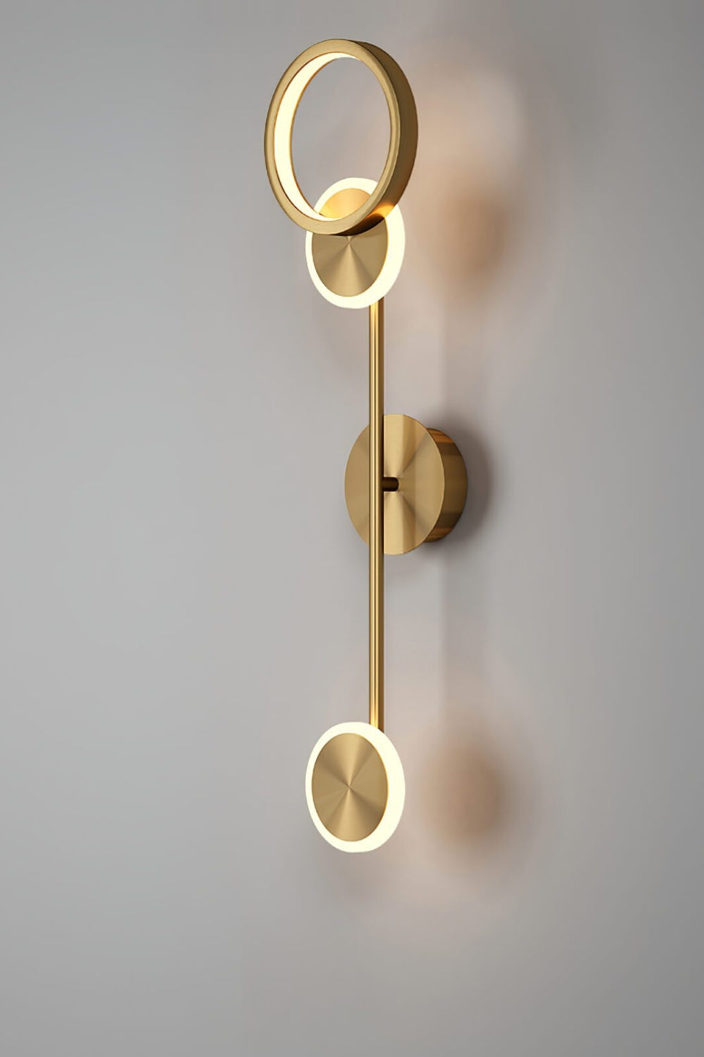 Brass Susan Trio Wall Lamp