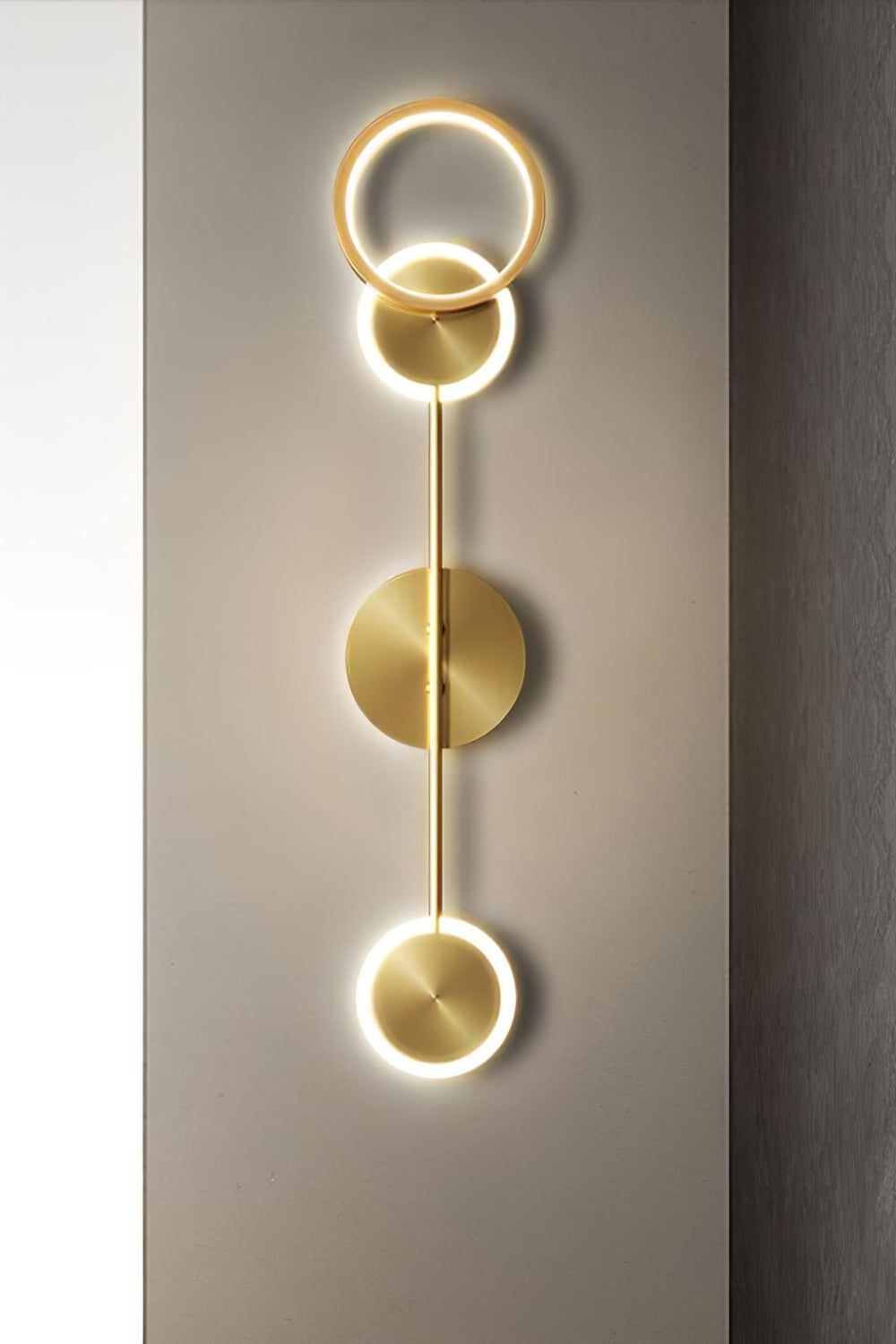 Brass Susan Trio Wall Lamp